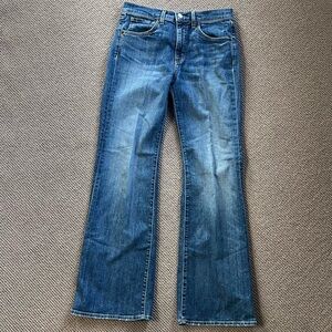 Nili Lotan Blue Flare & Wide Leg Jeans